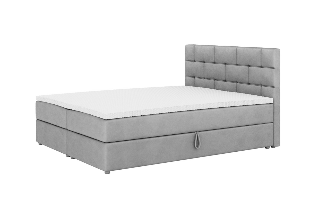 Supermobel Čalouněná postel boxspring WALL + topper, 180x200, itaka 50