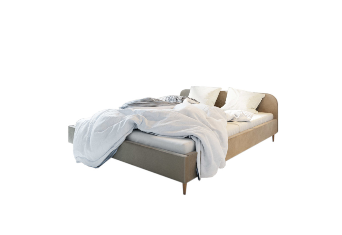 Supermobel Čalouněná postel LOFT + rošt, 200x200, itaka 16