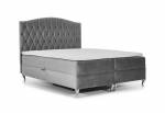 Čalouněná postel boxspring PUERTO + vrchní matrace