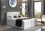 Čalouněná postel boxspring CRYSTAL + vrchní matrace