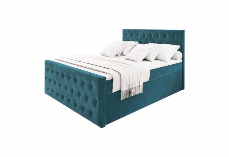 Čalouněná postel boxspring FONDI, 160x200, casablanca 13 - VÝPRODEJ č. 2467