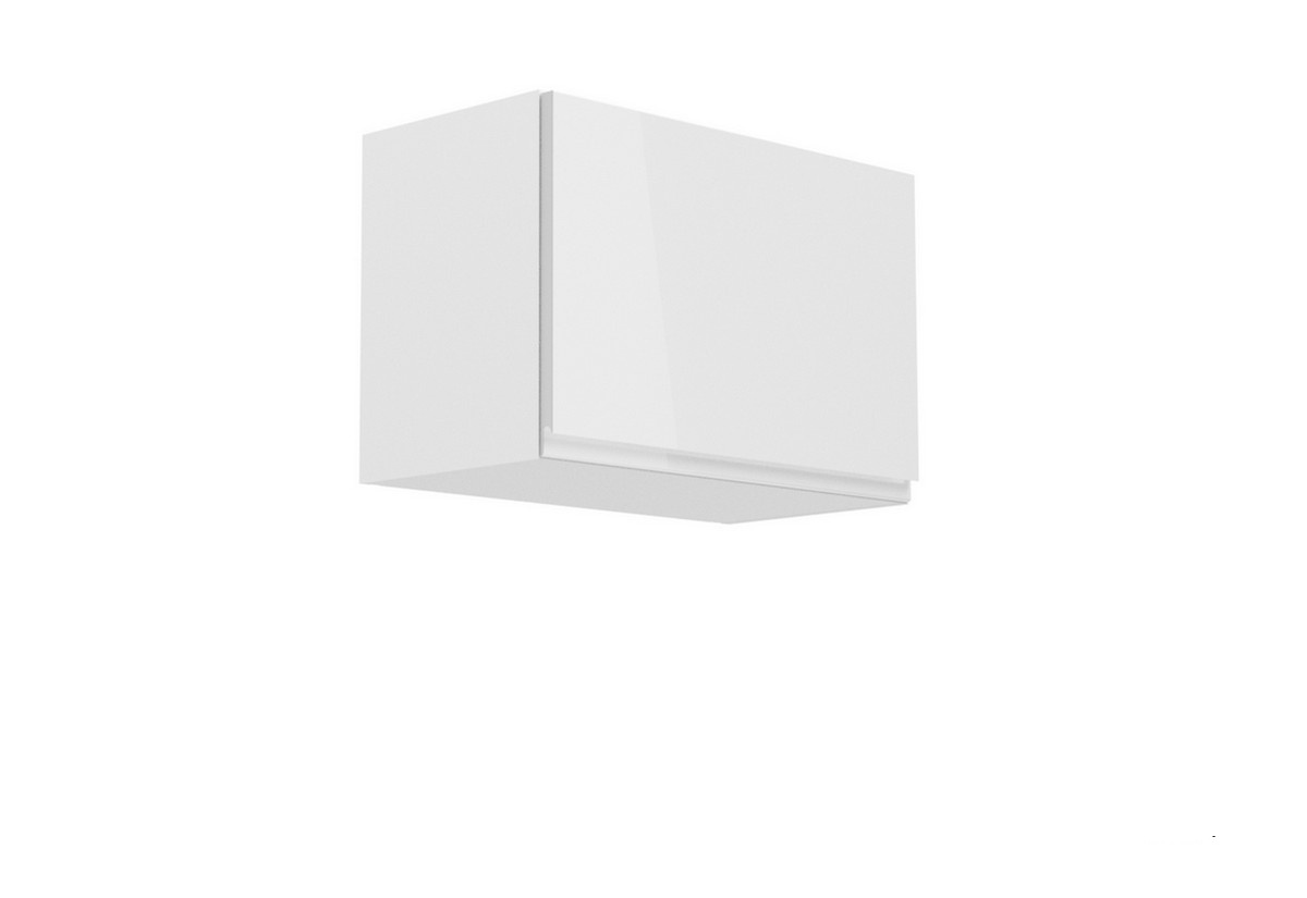 Supermobel Kuchyňská skříňka horní ASPEN G60K, 60x40x32, bílá/šedá lesk