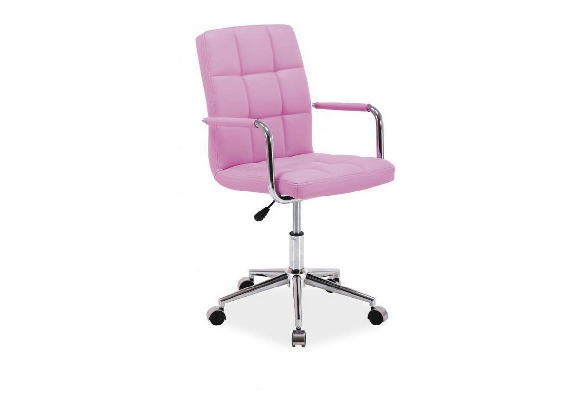 Supermobel Dětská židle Q-022, 51x87-97x40, růžová ekokůže