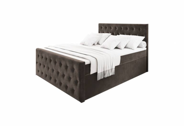 Čalouněná postel boxspring FONDI