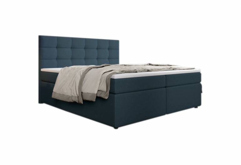 Čalouněná postel boxspring PALMA + vrchní matrace