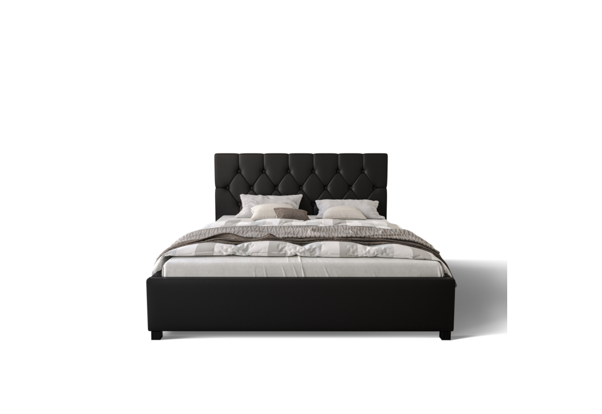 Supermobel Čalouněná postel SWIFT, 140x200, sioux black