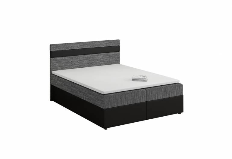 Čalouněná postel boxspring MODENA + vrchní matrace