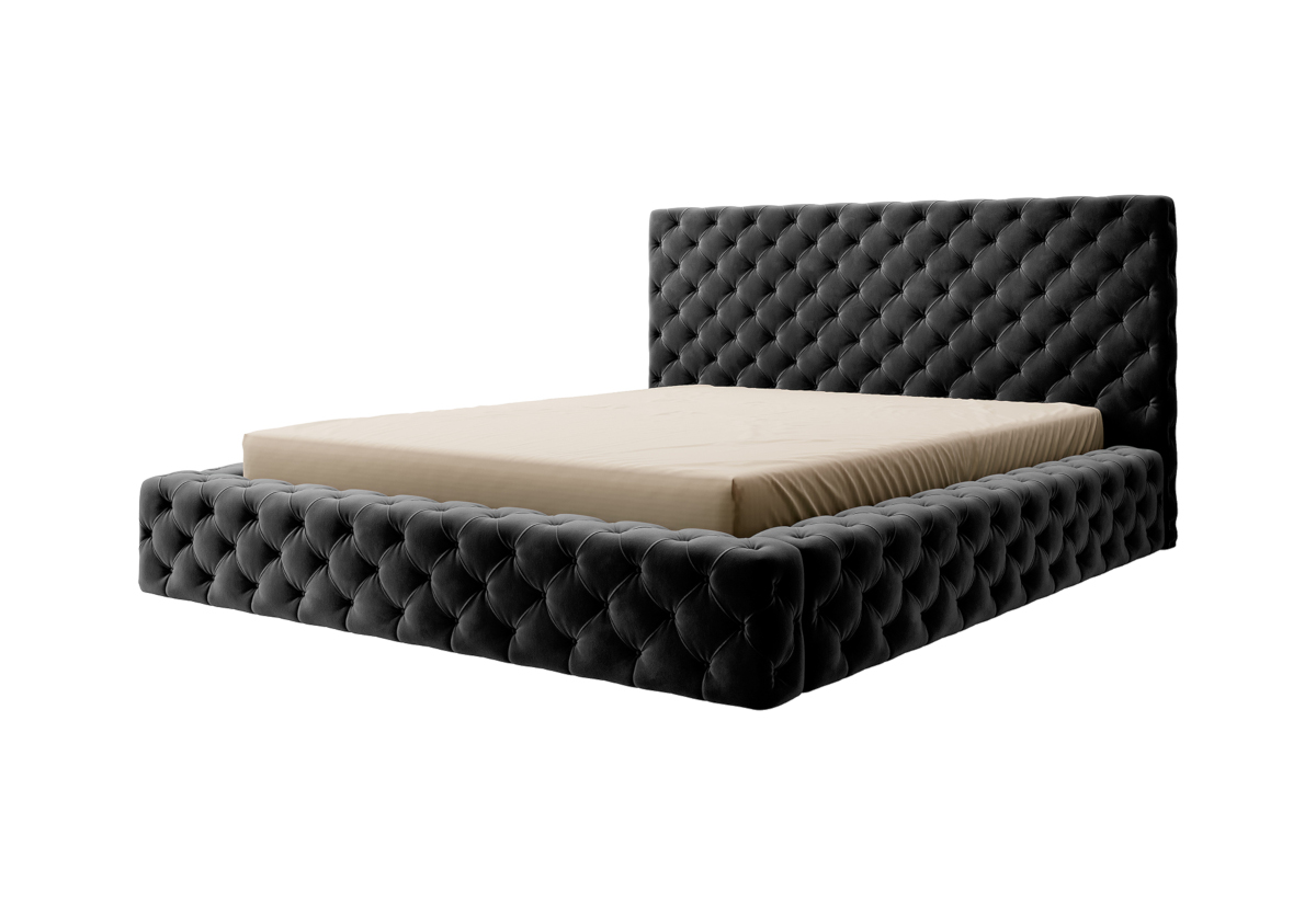 Supermobel Čalouněná postel PRINCCE + rošt, 140x200, lukso 10