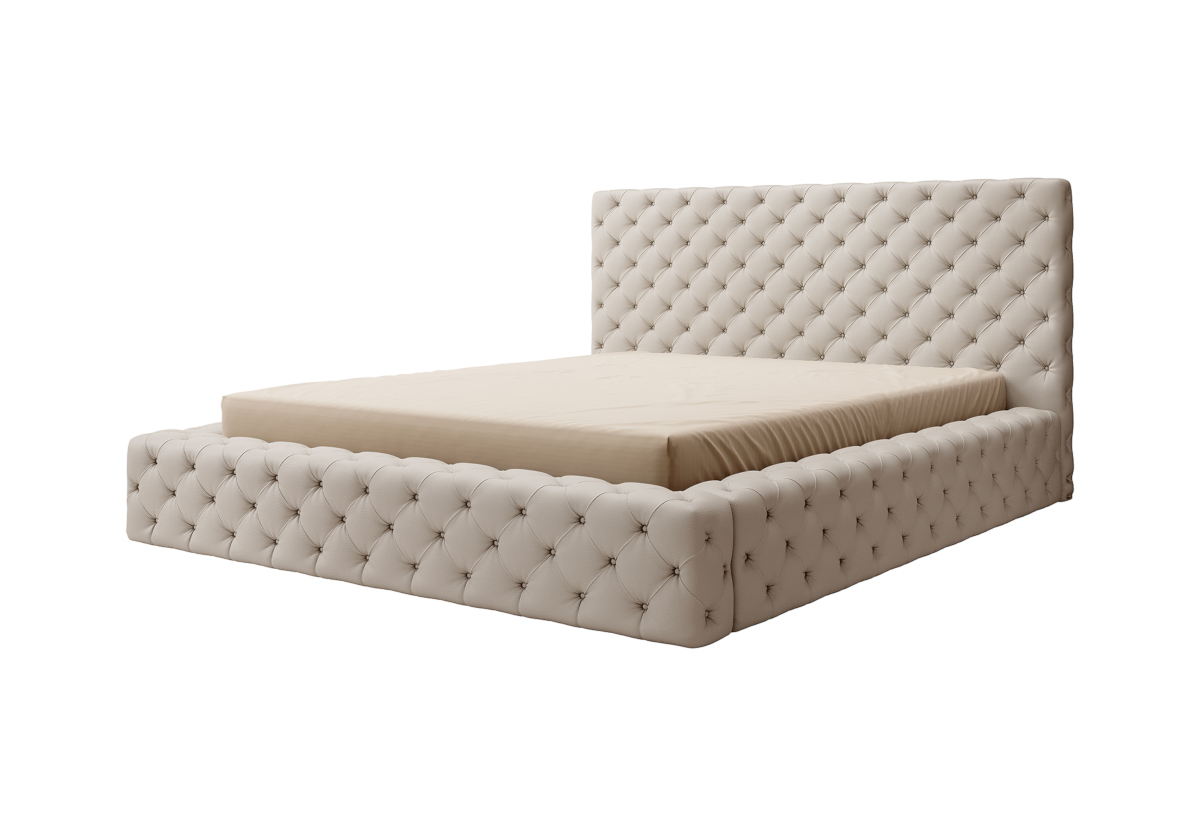 Supermobel Čalouněná postel PRINCCE + rošt, 180x200, softis 33