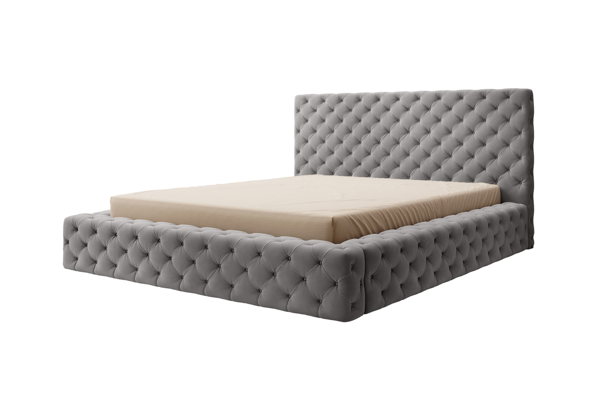 Supermobel Čalouněná postel PRINCCE + rošt + matrace COMFORT, 180x200, sola 06