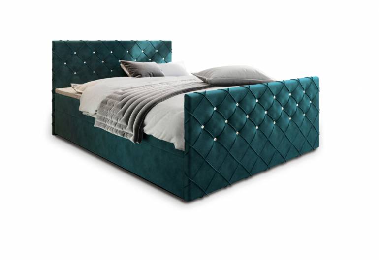 Čalouněná postel boxspring MANDI