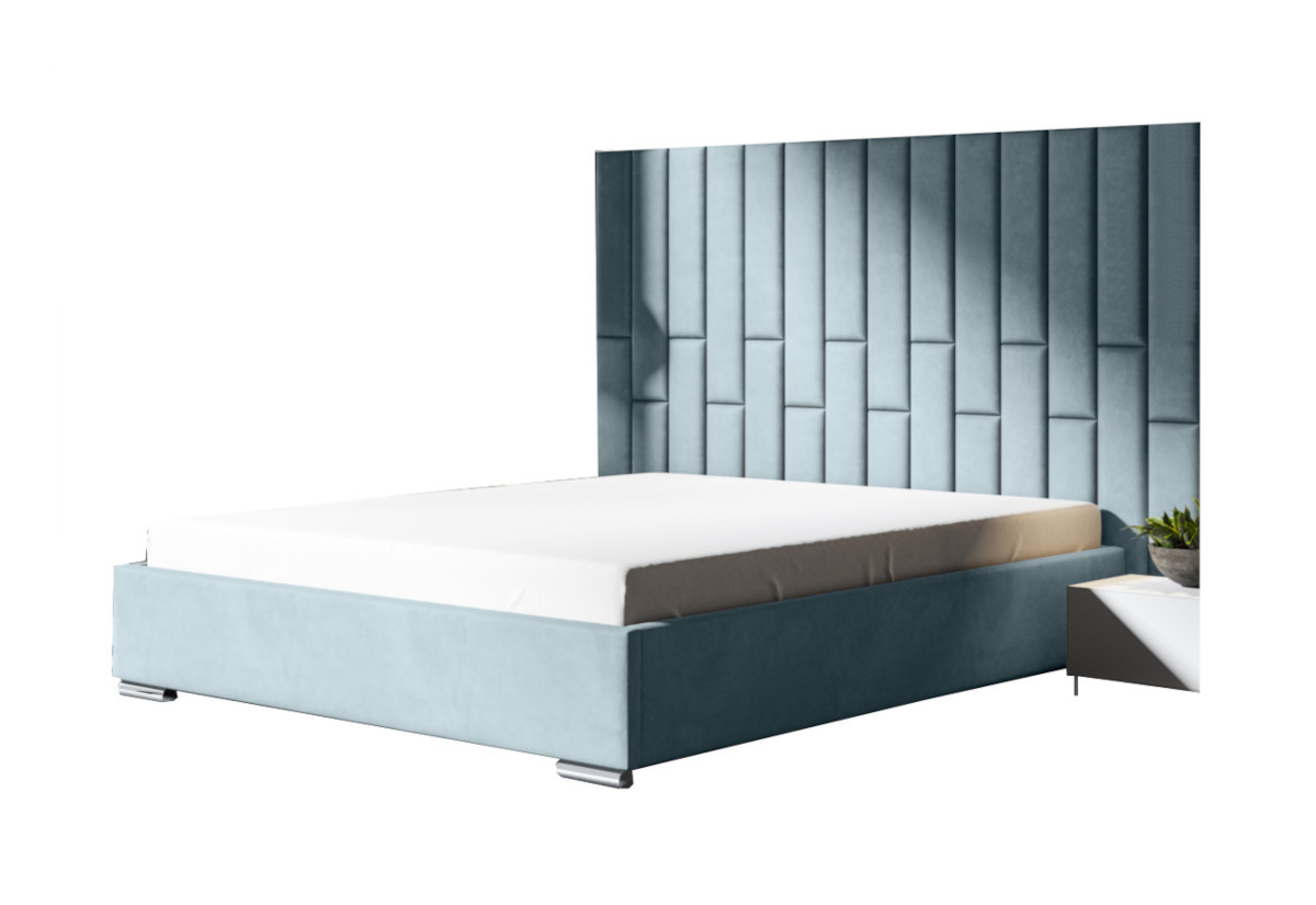 Supermobel Čalouněná postel 16 s panelem, 140x200, trinity 22